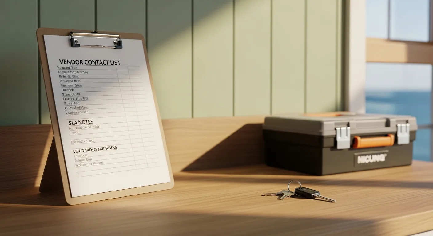Vendor Management: Sourcing, SLAs and Backup Plans for STR Owners