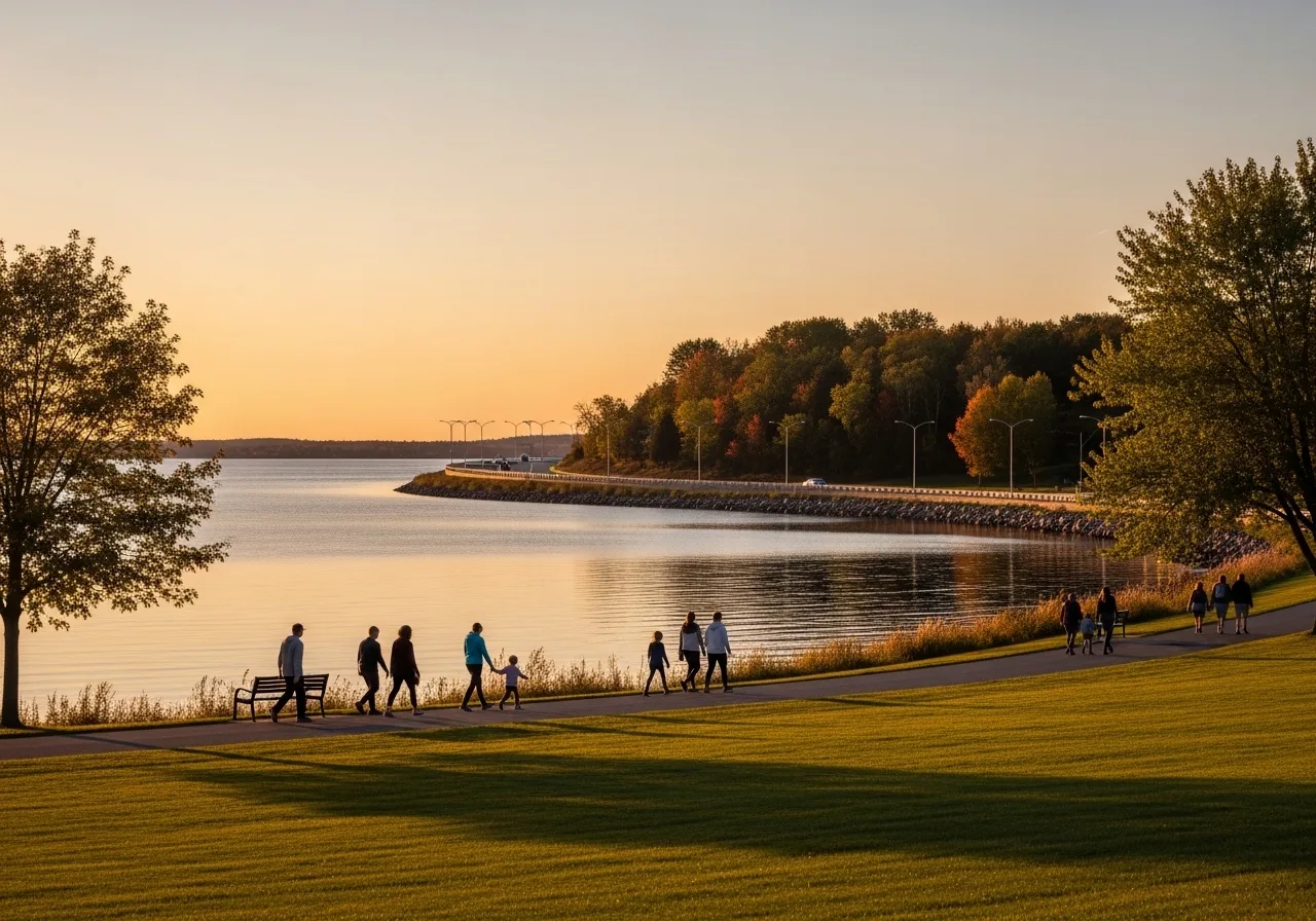 Watercolor illustration of Bedford, Nova Scotia